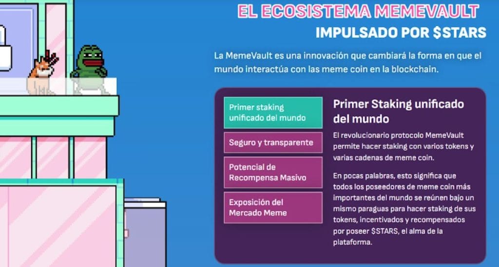 Memevault: Nuevo protocolo de staking de Crypto All-Stars