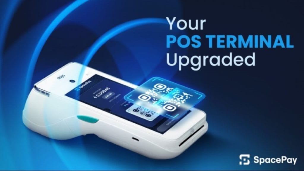 Con SpacePay, ya no es necesario utilizar tarjetas. Simplemente es necesario escanear un código QR para pagar con criptomonedas.