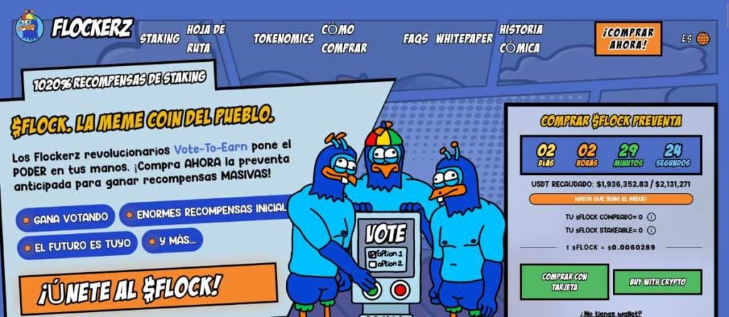 Flockerz recauda cerca de 2 millones de dólares