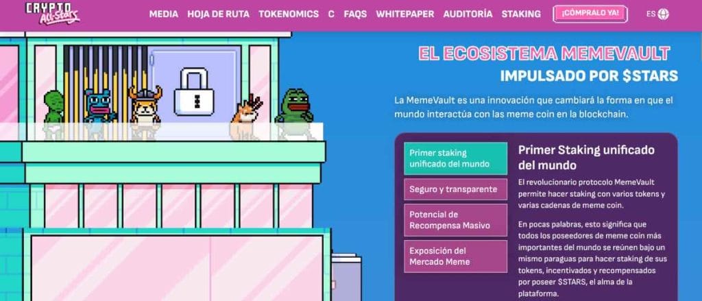 MemeVault cambia el modo de interactuar con las monedas meme en la blockchain.