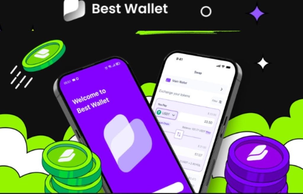 Dile adiós a las billeteras obsoletas como MetaMask. ¡Es hora de actualizar! Best Wallet es la billetera de más rápido crecimiento en el espacio, que ofrece funciones exclusivas, tarifas reducidas y acceso a preventas en etapa inicial