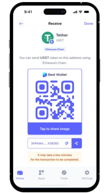 Cómo comprar Best Wallet Token, paso 3
