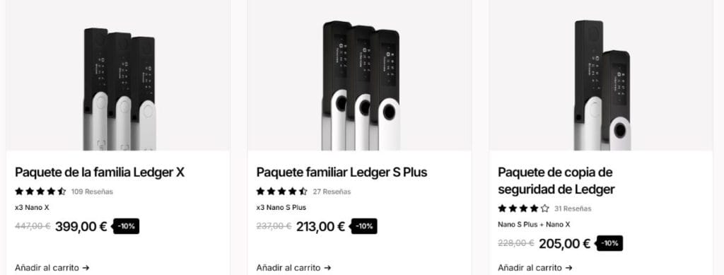 Tu familia puede proteger sus activos con un Ledger Nano X.