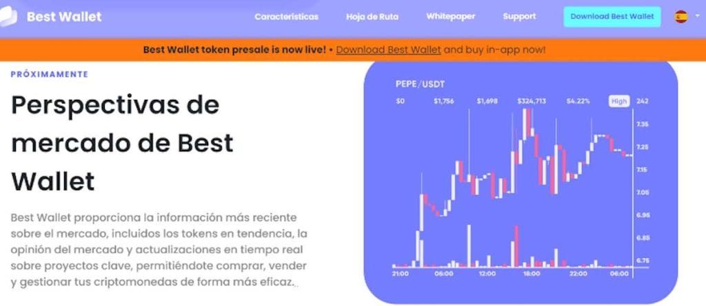Token de Best Wallet acumula impulso en su preventa
