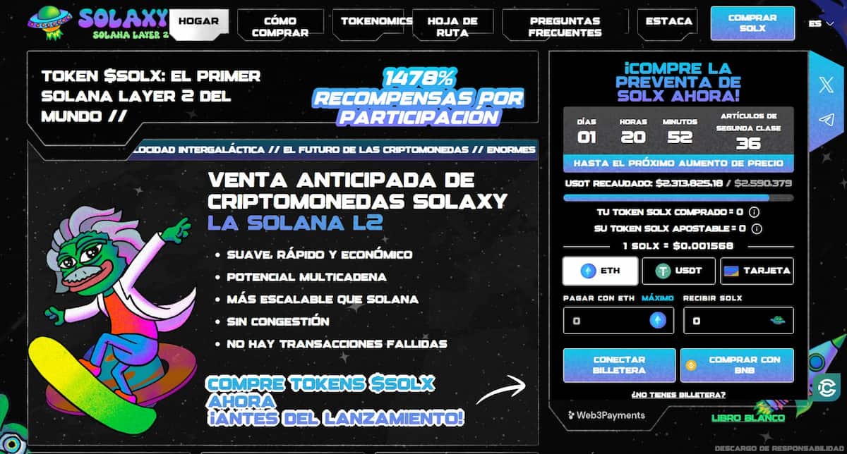 Criptomonedas más rentables: SOLX