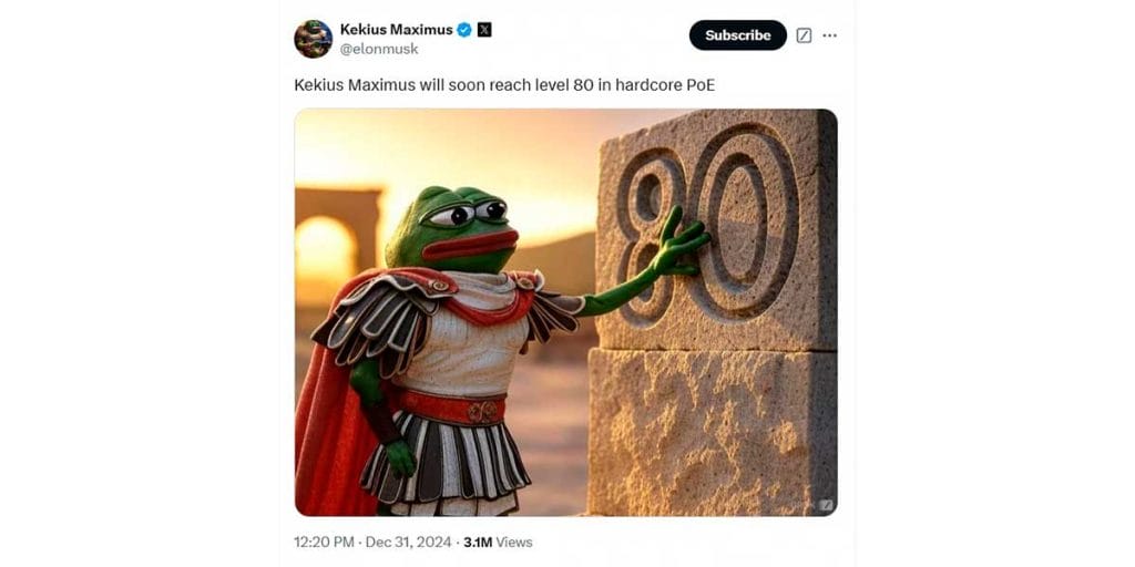 Elon Musk se cambia el nombre en X a Kekius Maximus