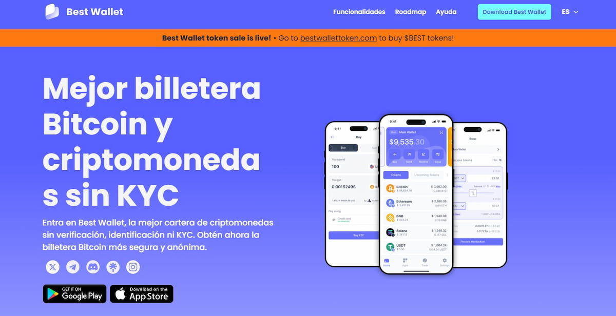Best Wallet, una de las mejores wallets para Solana del mercado
