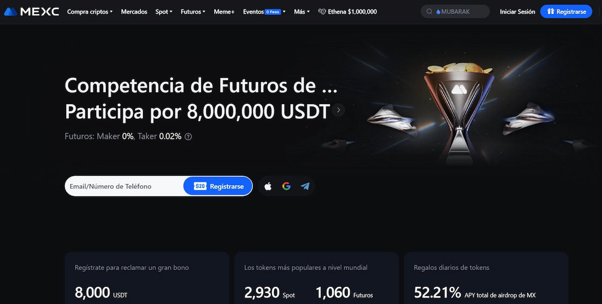 MEXC es considerado el mejor exchange de criptomonedas para 2025