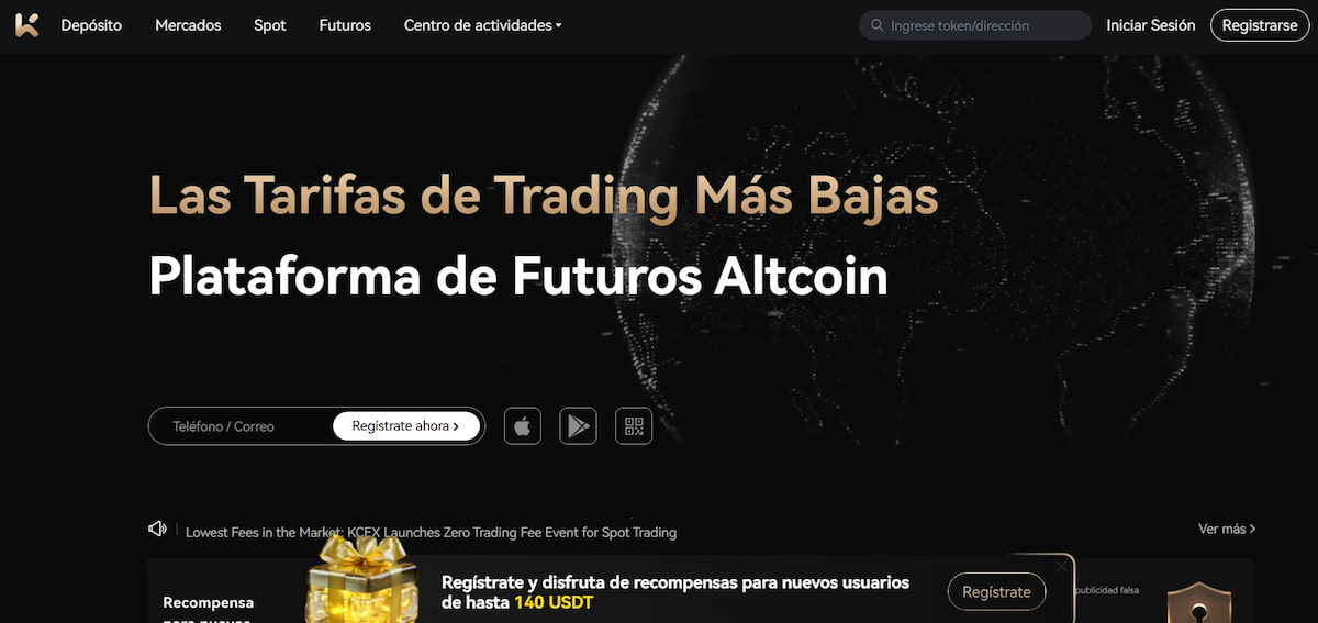 Selección del mejor exchange criptomonedas: KCEX está en el séptimo lugar