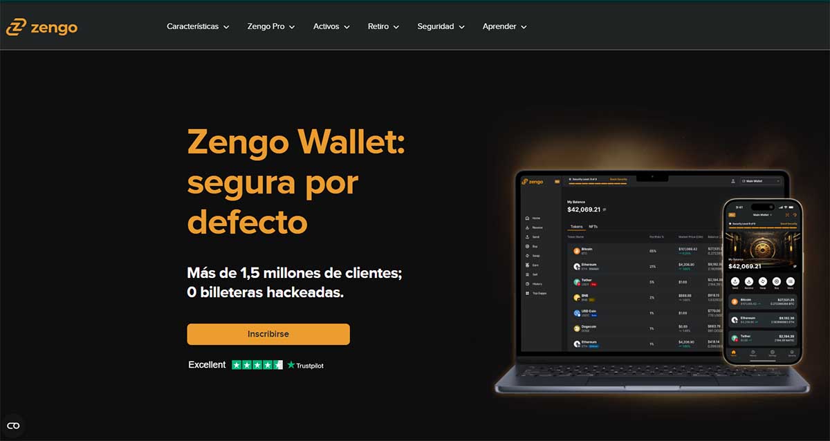 Zegno es otra de las wallets de solana