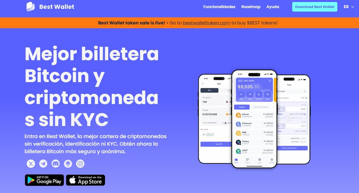 Puedes comprar fácilmente Generation (GEN) criptomoneda desde la mejor billetera: Best Wallet