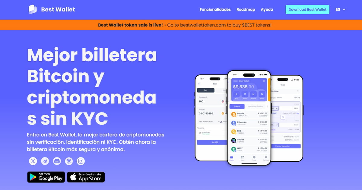 App criptomonedas: Best Wallet es una de las mejores billeteras Web3 del mercado