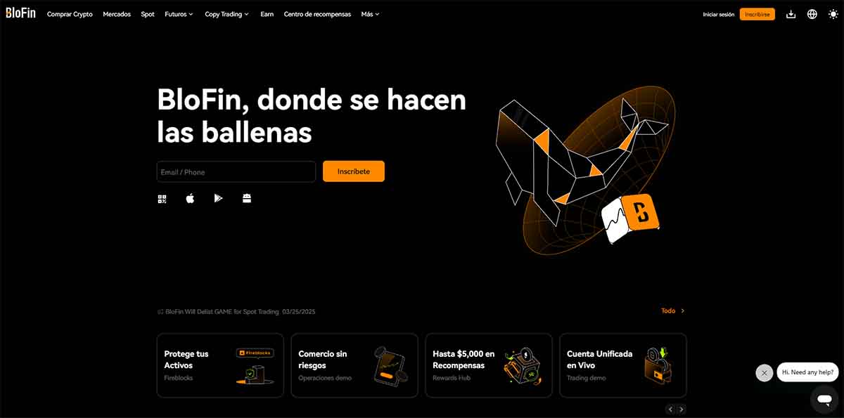 BloFin exchange Hamster Kombat