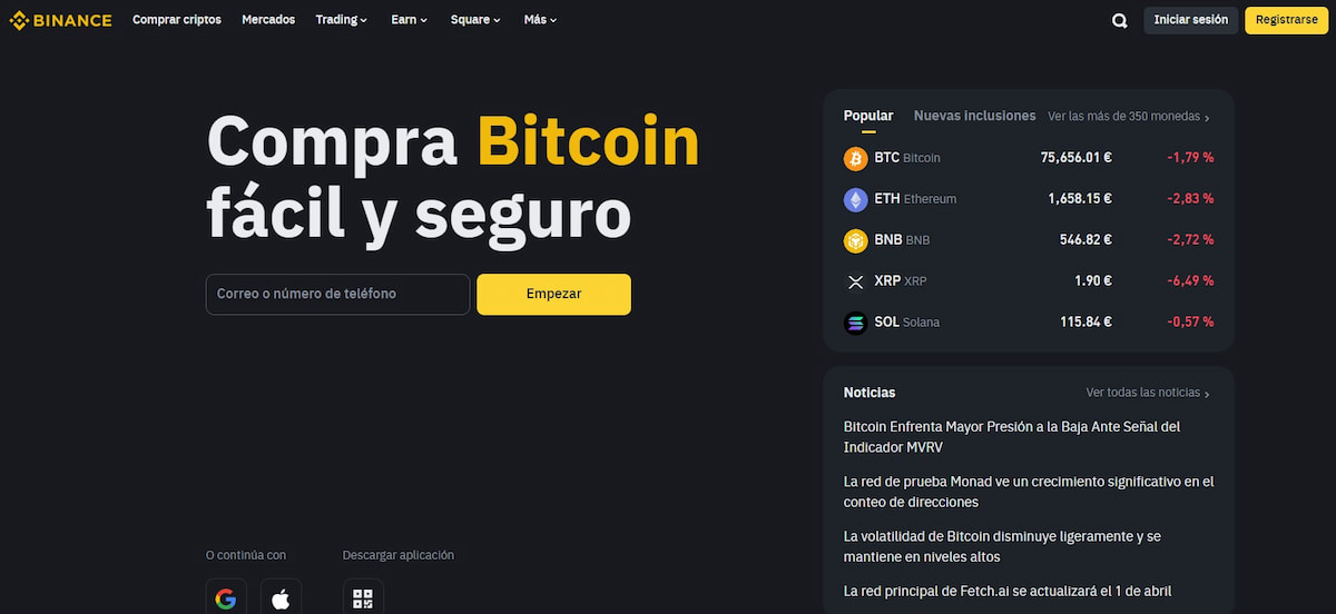 Turbo Coin puede ser comprada desde Binance