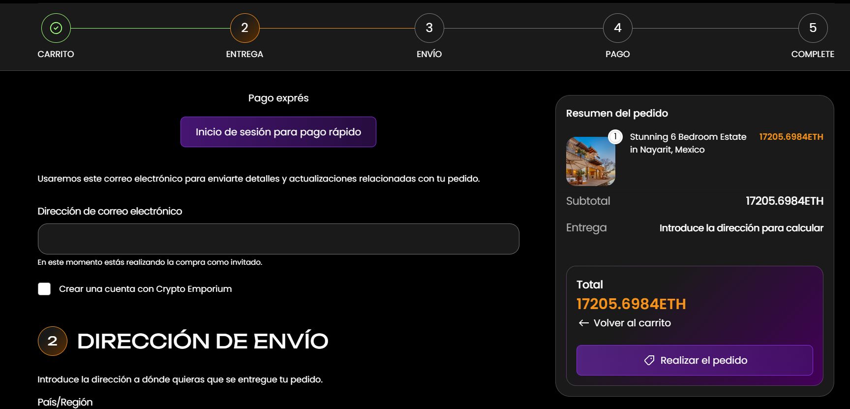 crypto emporium- adquiere un coche con criptomonedas