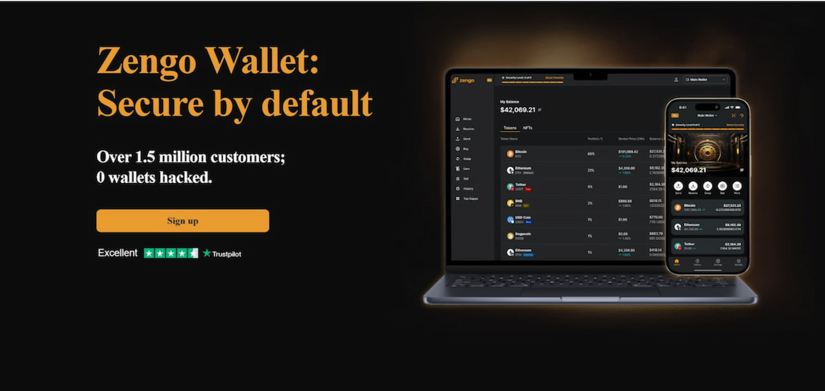 Zengo es una billetera para comprar NFT segura y con grandes recursos