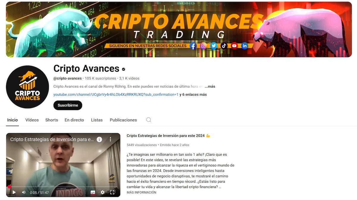 YouTube criptomonedas: uno de los merjores canales de trading