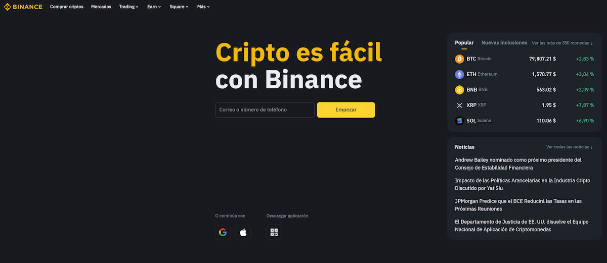 ETF sol en Binance