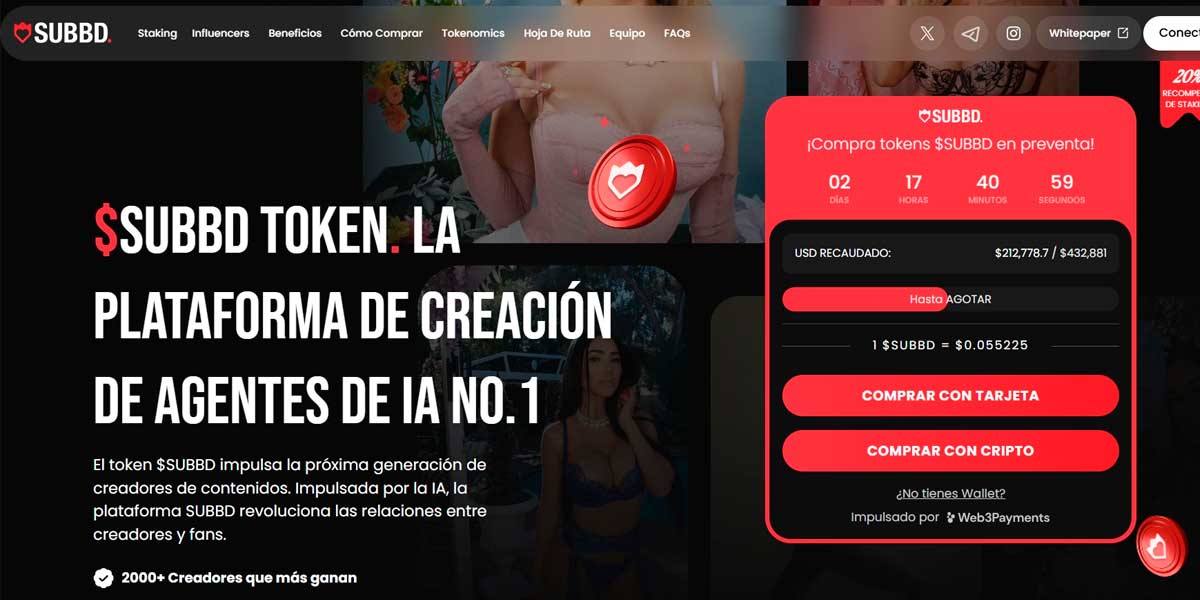 Página oficial de SUBBD