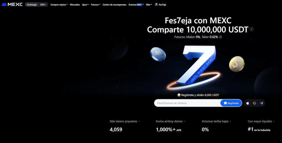 MEXC es el mejor exchange para comprar Fantom criptomoneda (actual Sonic (S))