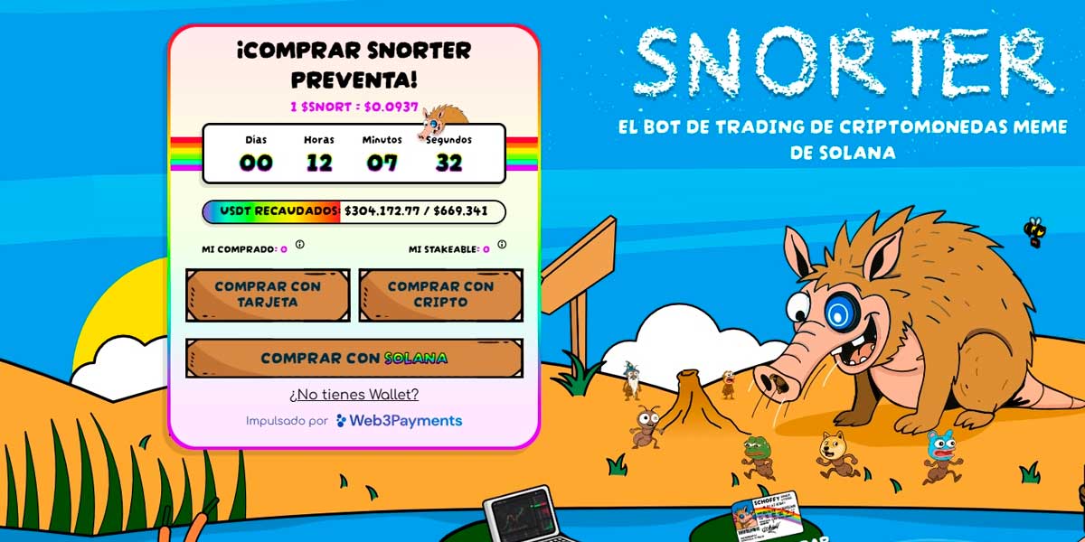 Página oficial - Cómo comprar Snorter Token