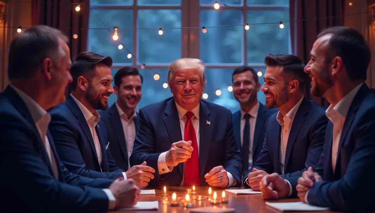 NFT de Solana exclusivo cena de Trump