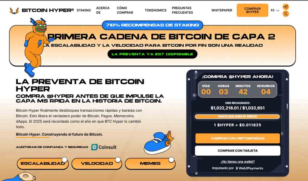 Bitcoin Hhper - mejor altcoin en preventa
