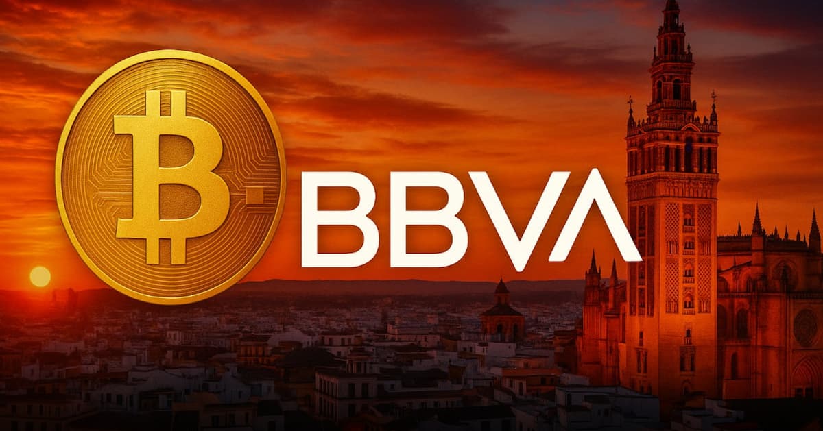El banco español BBVA ahora aconseja a sus clientes adinerados que inviertan hasta el 7% de sus carteras en criptomonedas y Bitcoin