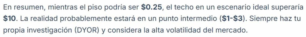 Comparado con las predicciones de ChatGPT, las de DeepSeek son las menos optimistas