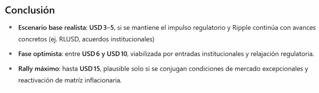 ChatGPT 5 saldrá pronto. Mientras tanto la versión actual analiza el precio de XRP