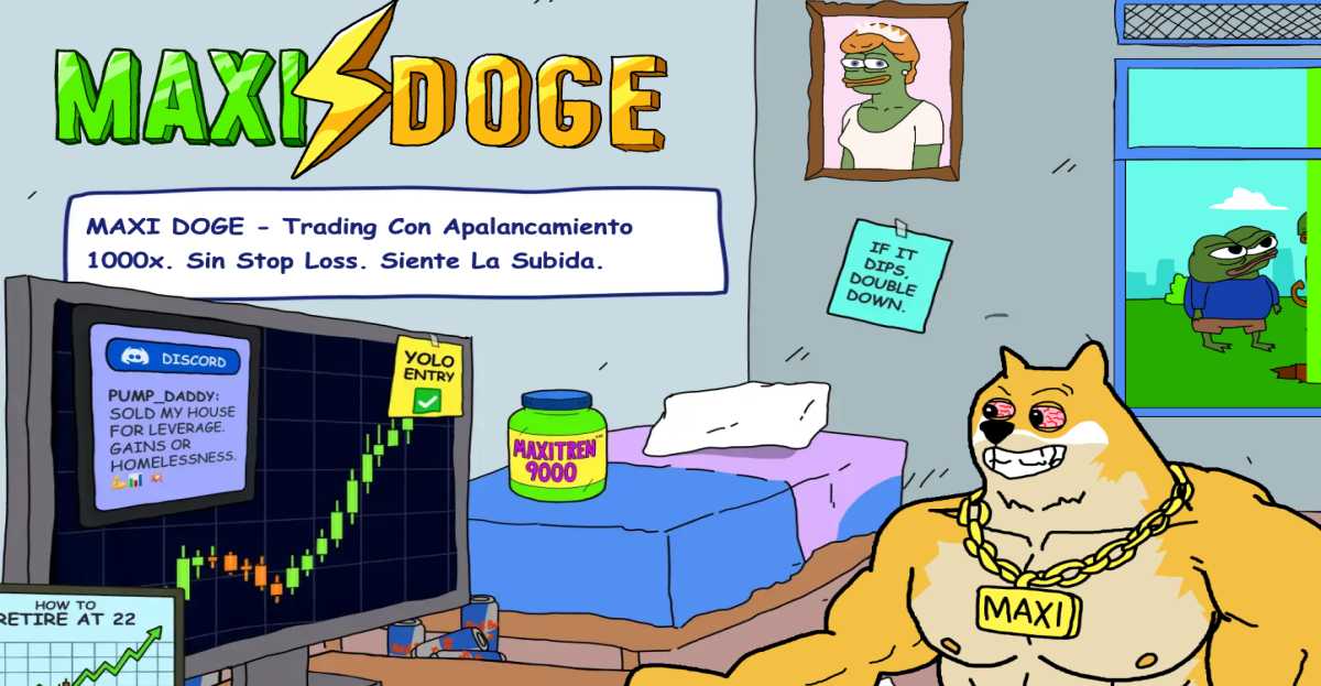 Una de las memecoins con más futuro: Maxi Doge