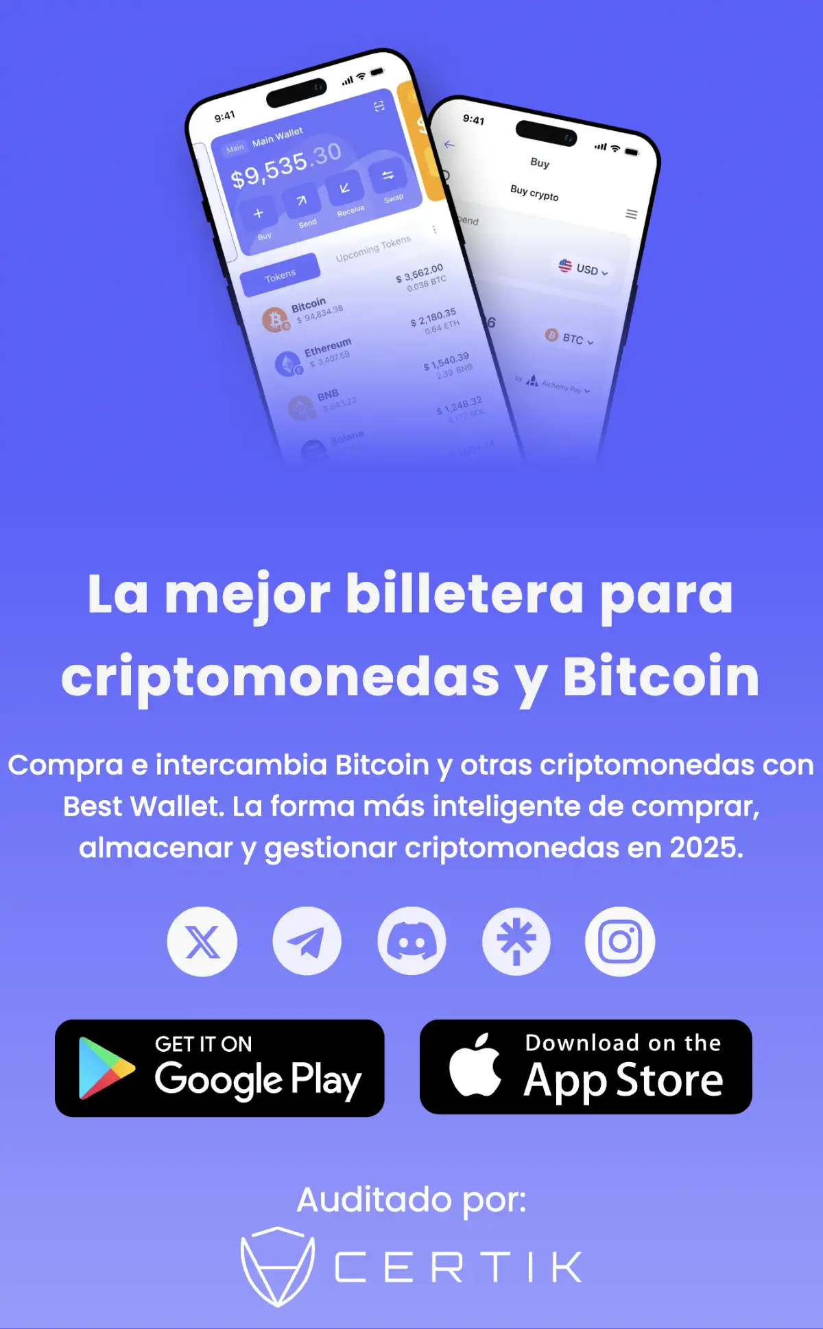 Best Wallet - La mejor billetera anónima web 3 del mercado