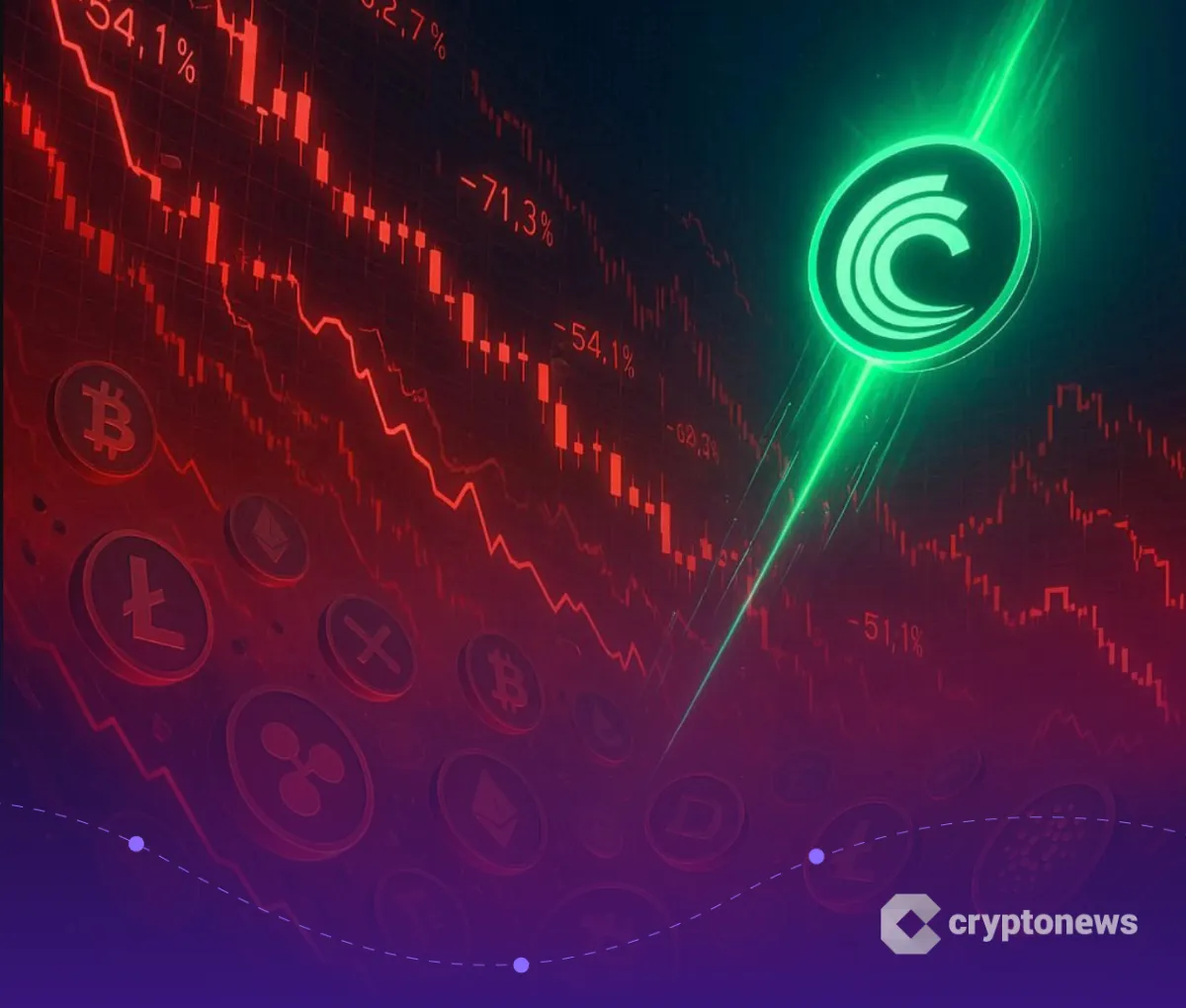 Retroceso para todas las criptomonedas menos una ¿Quién sobrevivió?