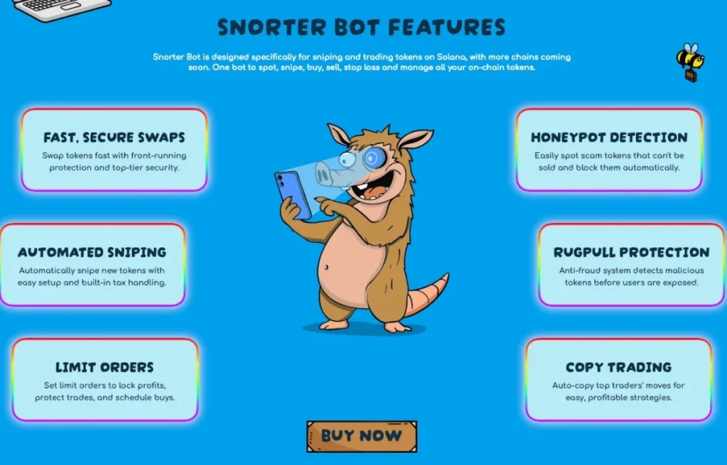 Funciones del bot de Snorter