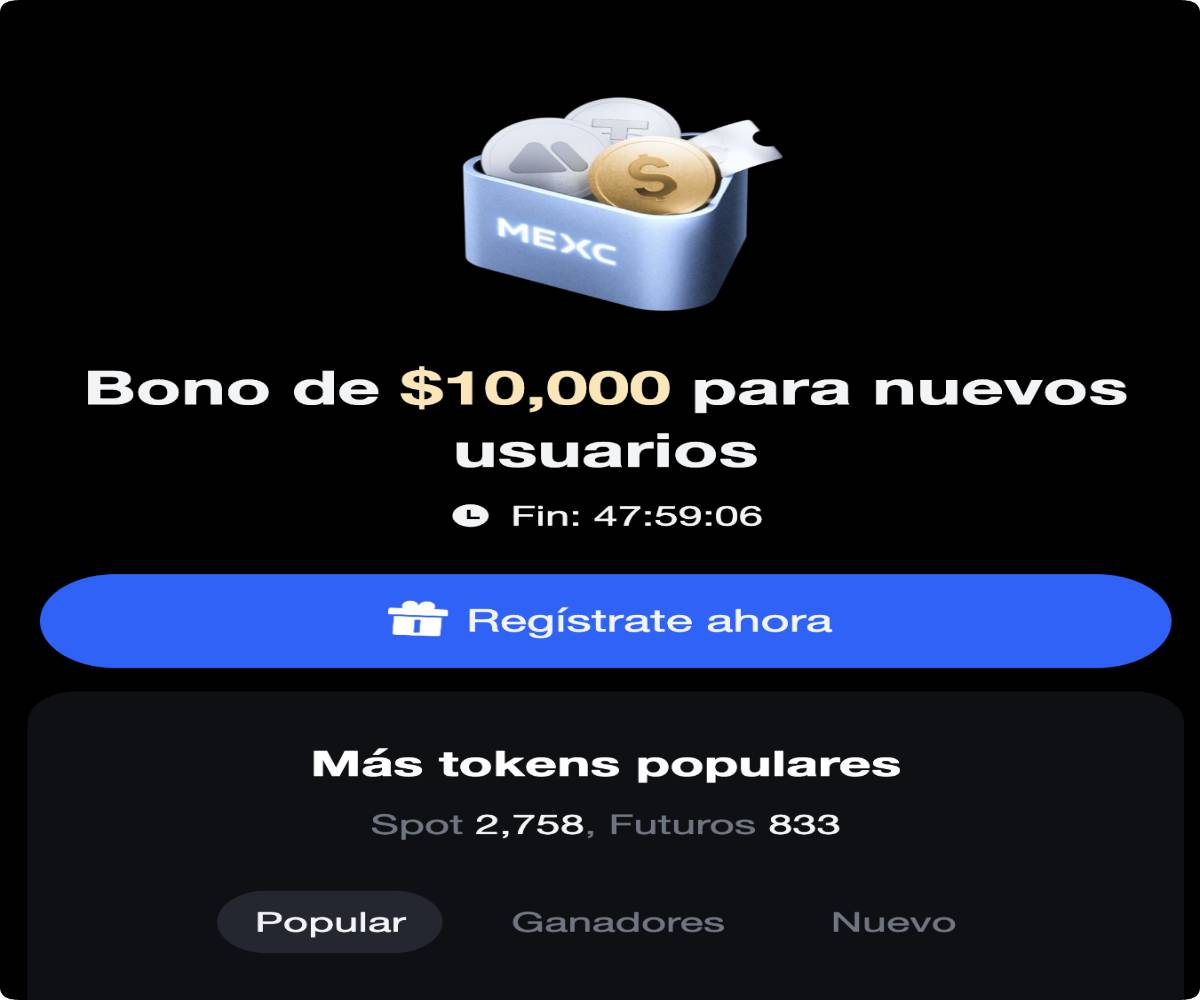 2. MEXC — Liquidez alta y variedad de mercados para hacer margin trading