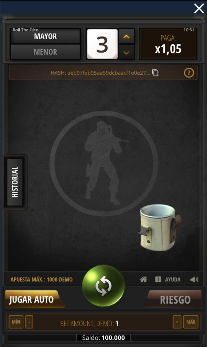 Juego de dados en el crypto casino Betpanda