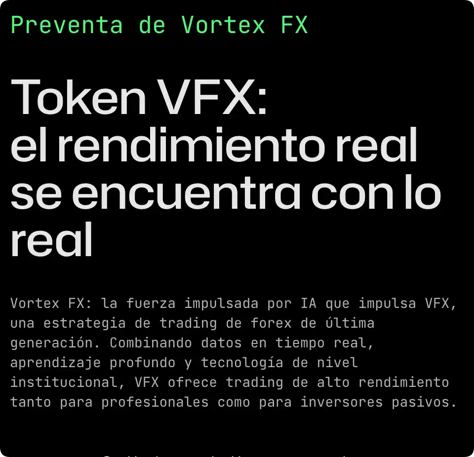 Vortex FX y su Token: el trading de calidad se une a la utilidad