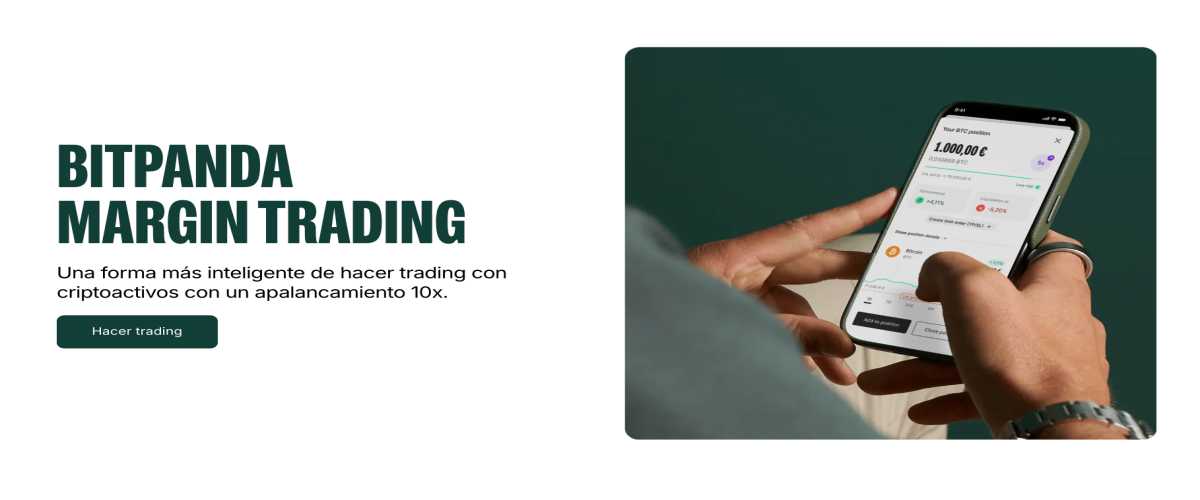Bitpanda es una plataforma de trading con apalancamiento