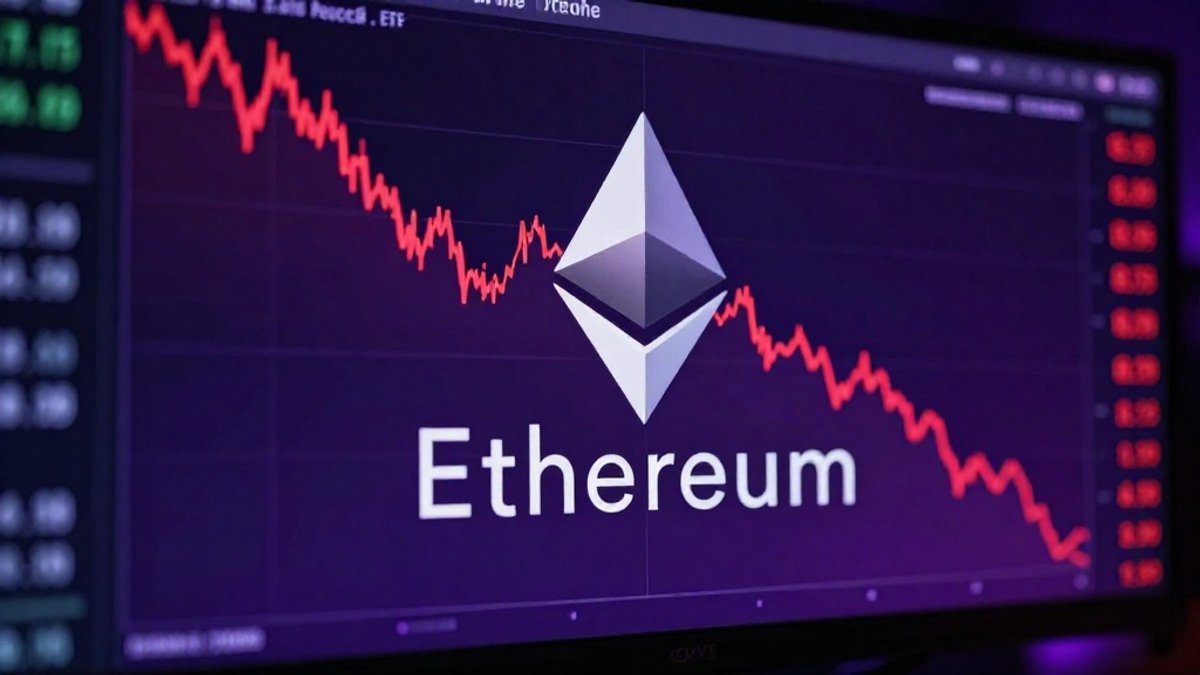 Ethereum sufre salida millonaria en ETFs y cae a los 2.300 dólares