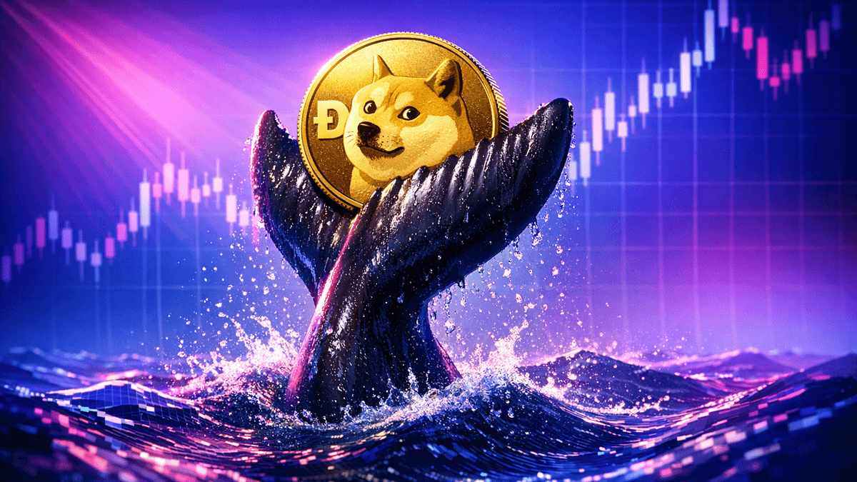 Image for article: Ballenas de Dogecoin acumulan 160 millones de DOGE