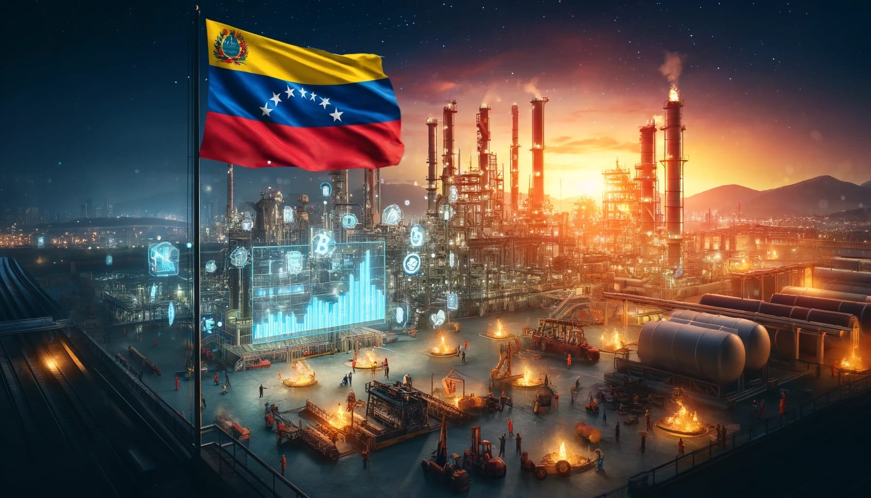 Venezuela planeja usar criptomoedas para evitar sanções impostas ao seu petróleo