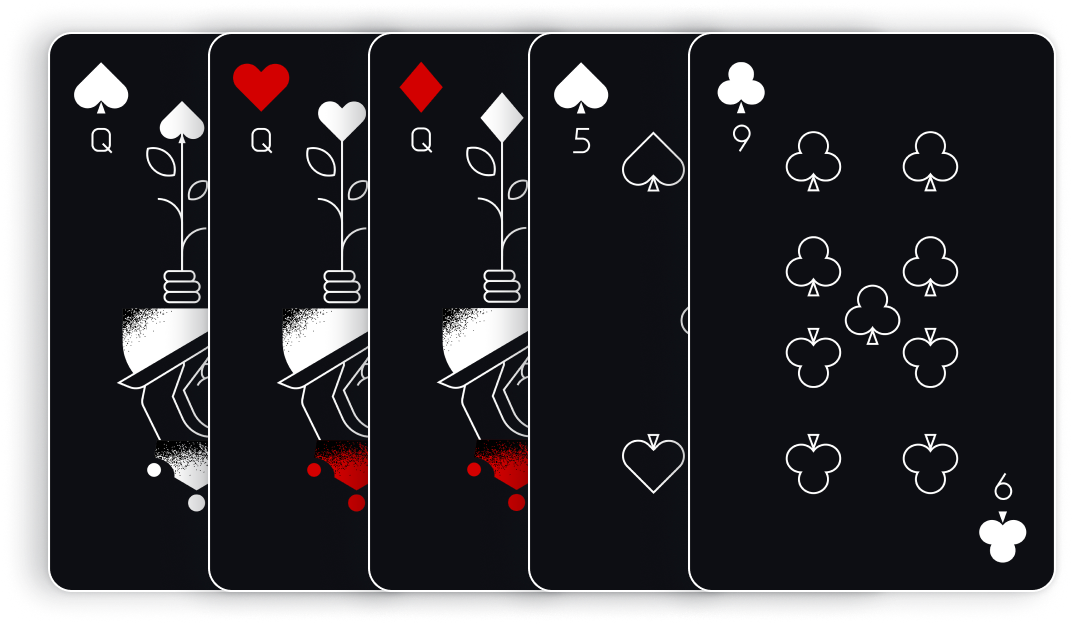 Regras do Poker para uma mão Trinca