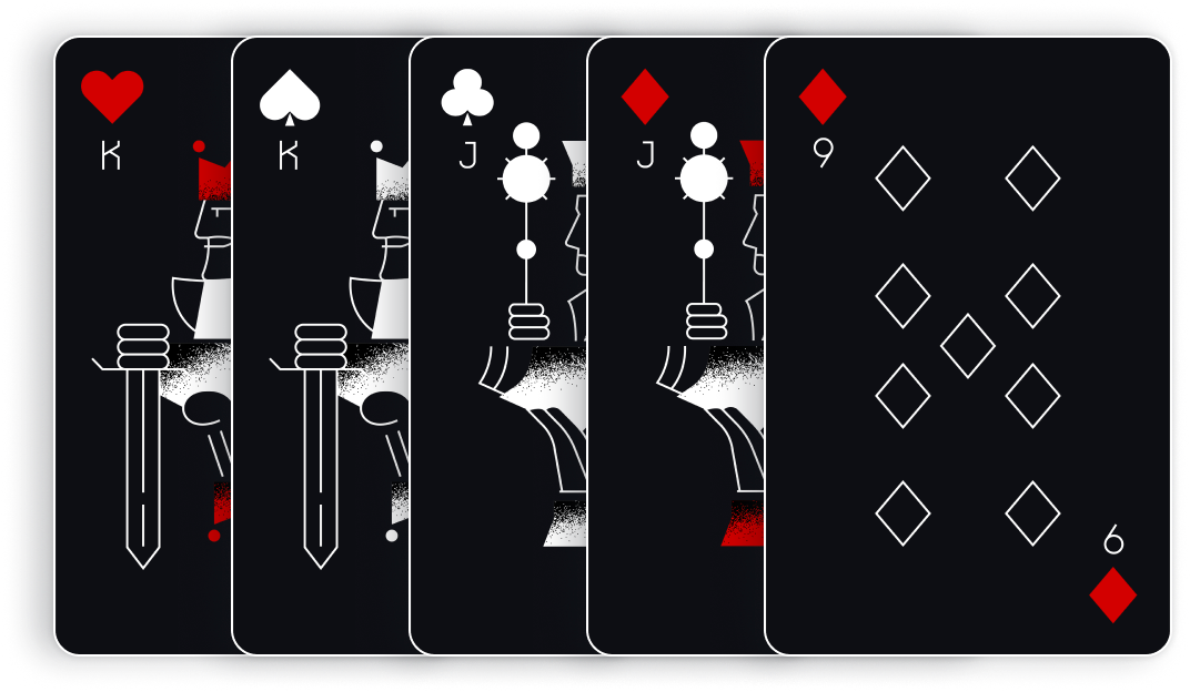 Mão 2 Pares no Poker