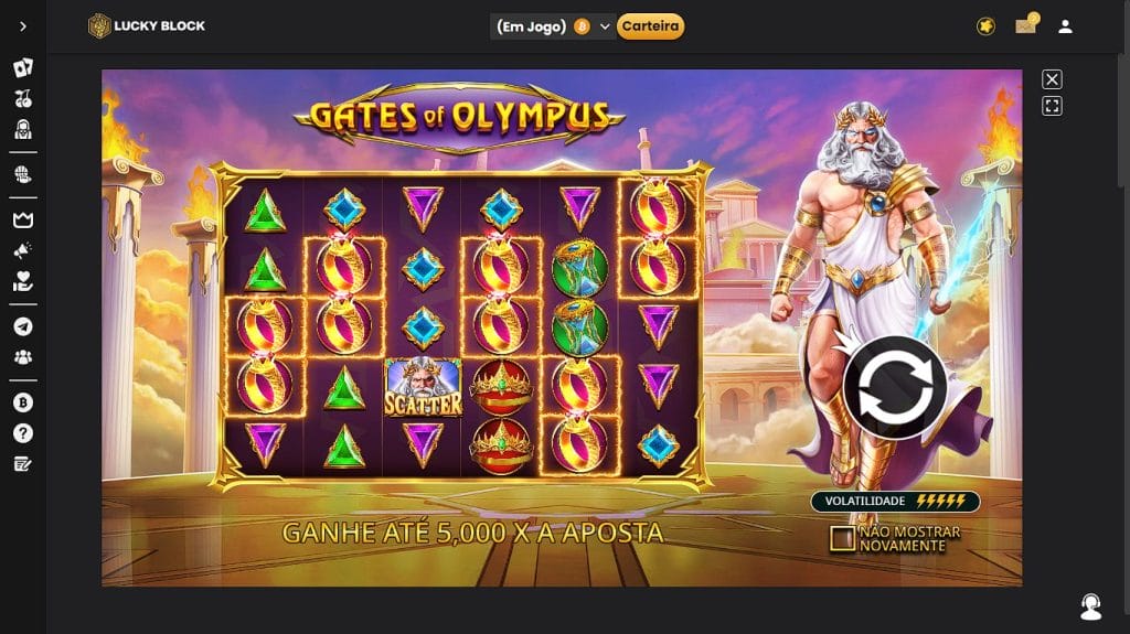 Gates Of Olympus no Lucky Block crypto