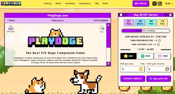 site oficial PlayDoge