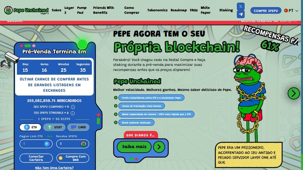 Pepe Unchained é a melhor criptomoeda para investir na próxima altseason