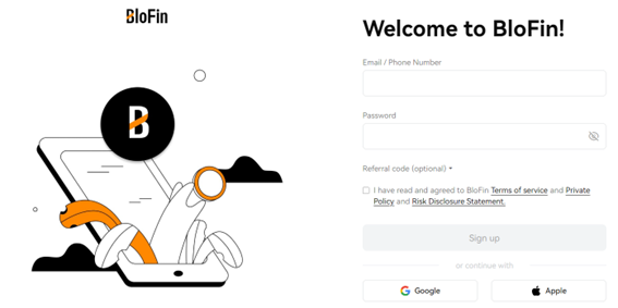Blofin - melhores corretoras de criptomoedas