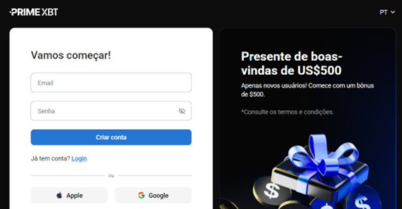 melhores plataformas para mercados futuros de criptomoedas - PrimeXBT