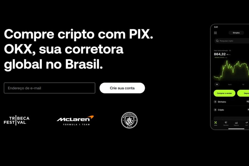OKX - melhores corretoras para negociar P2p cripto