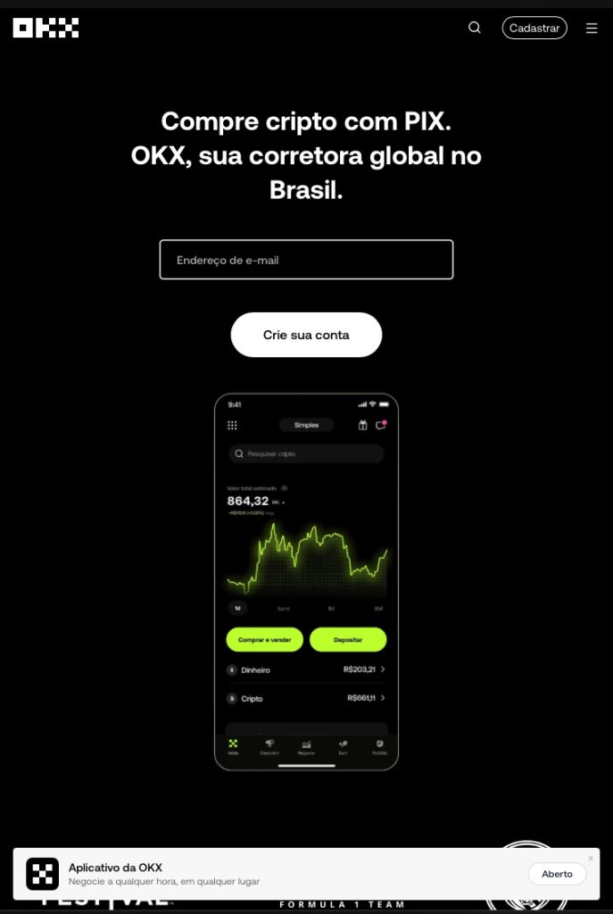 OKX - Uma das melhores carteiras de criptomoedas fáceis de mexer